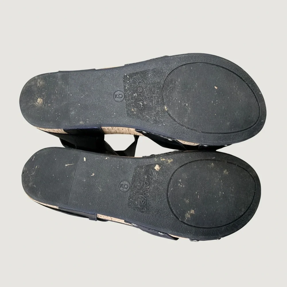 Corkys footwear black